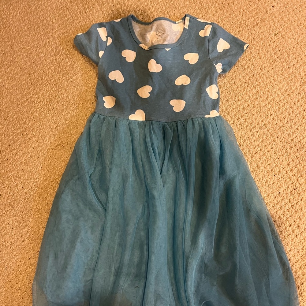 Kids Dress with Hearts
